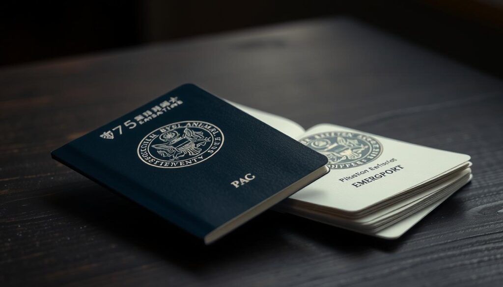 pasaporte de emergencia
