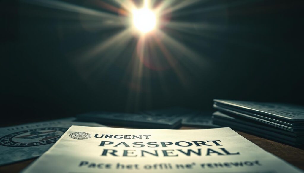 renovación urgente pasaporte