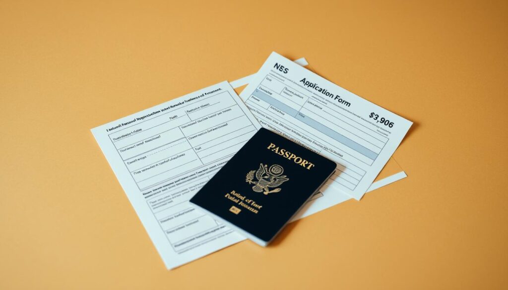formulario de solicitud de pasaporte